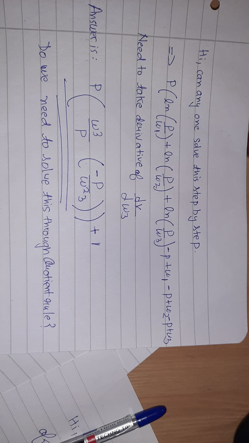 Solved Hi, can any one solve this step by step. - P(en (1) + | Chegg.com