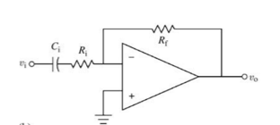 Solved In the first order high-pass filter circuit shown | Chegg.com