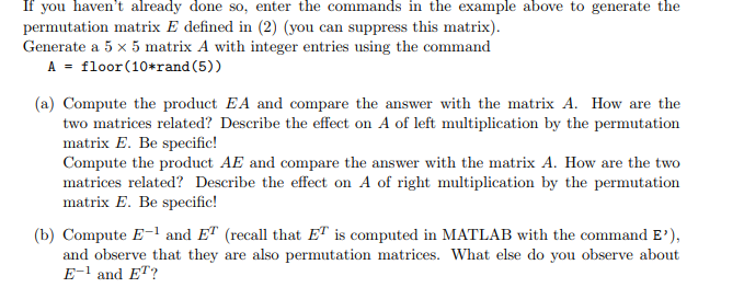 Solved identity matrix. For example, we can construct 0 01 0 | Chegg.com