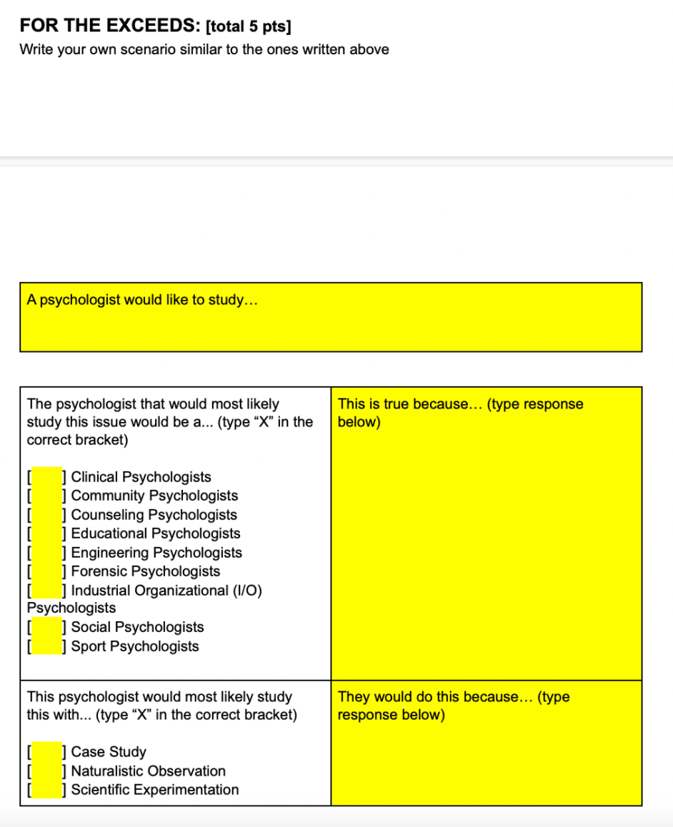 Solved 3) A psychologist is interested to study and treat a 