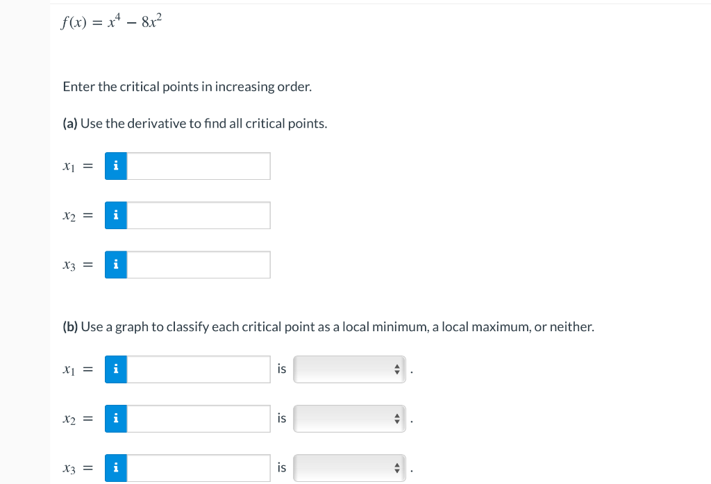 Solved How many critical points are there? How many are | Chegg.com