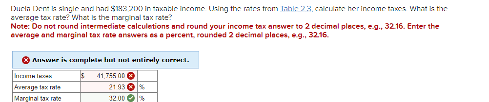 Solved Duela Dent is single and had $183,200 in taxable | Chegg.com