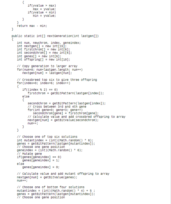 Solved Copy or download the file 'evolve java' from | Chegg.com