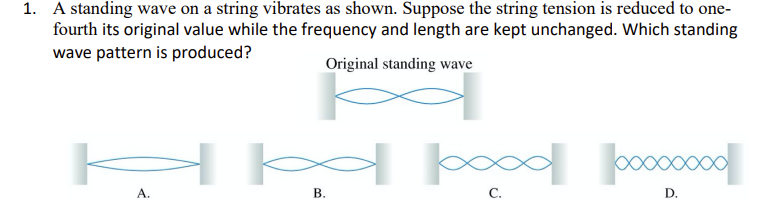 Solved A Standing Wave On A String Vibrates As Shown. | Chegg.com