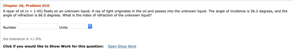 Solved Chapter 26, Problem 010 a degrees and the A layer of | Chegg.com