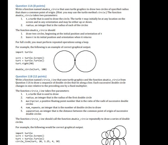 Solved how to solve this python code (the drawings may not | Chegg.com