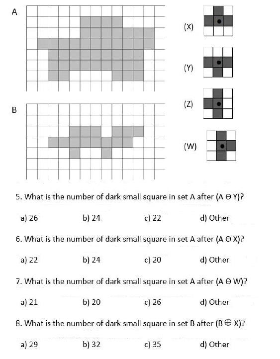 Solved A X Y Z B W 5 What Is The Number Of Dark Chegg Com