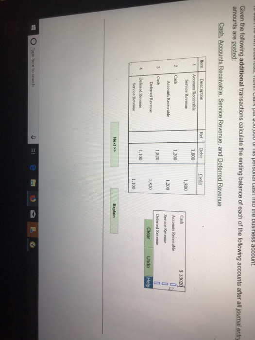 Solved Given the following additional transactions calculate | Chegg.com