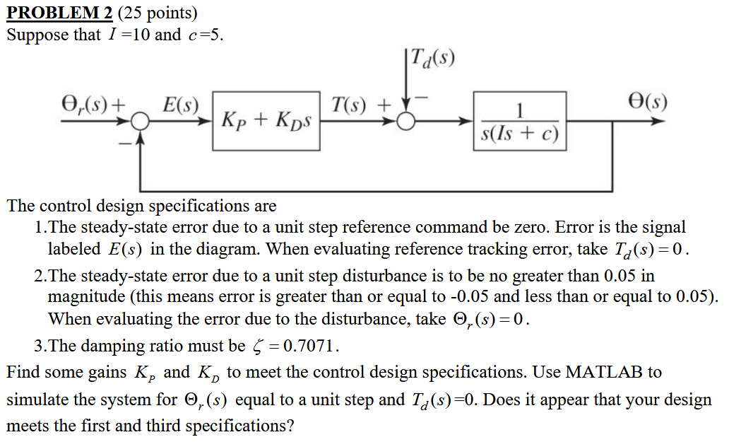 Solved PROBLEM 2 (25 points) Suppose that I=10 and c=5. The | Chegg.com