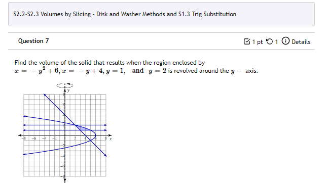 Solved UTILIZE TRIG SUBSTITUTION AND THE DISK/WASHER | Chegg.com