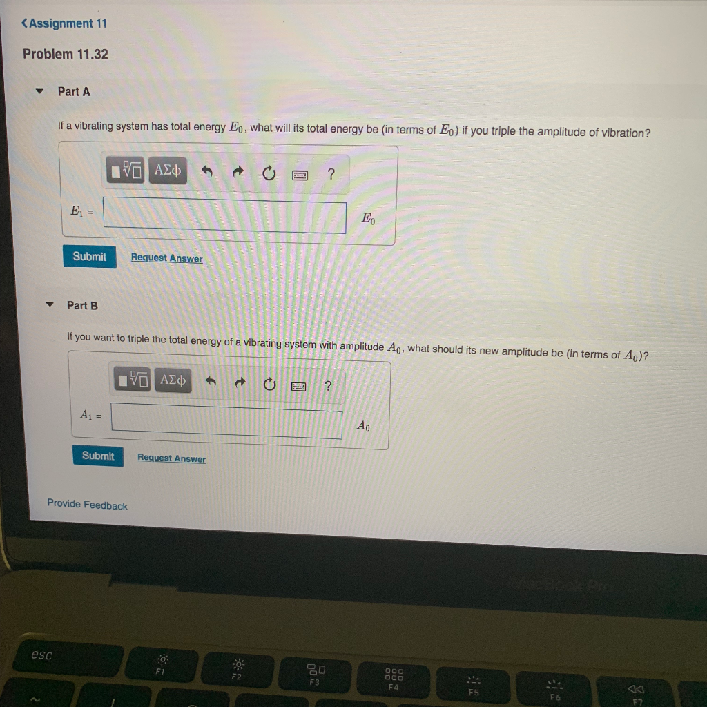 Solved Assignment 11 Problem 11.32 Part A If a vibrating | Chegg.com