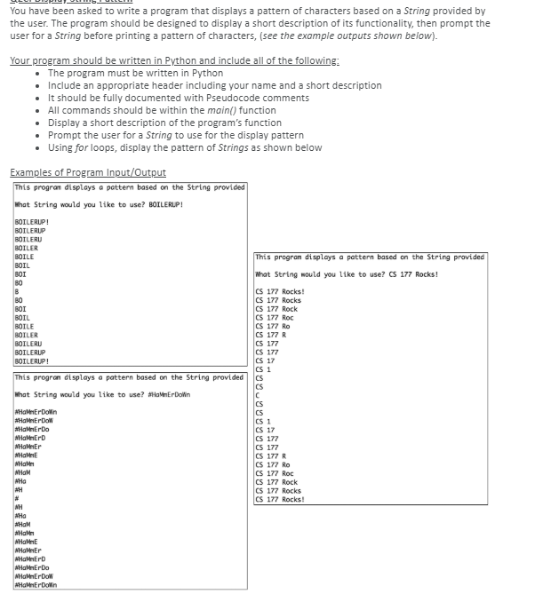 Solved You have been asked to write a program that displays | Chegg.com