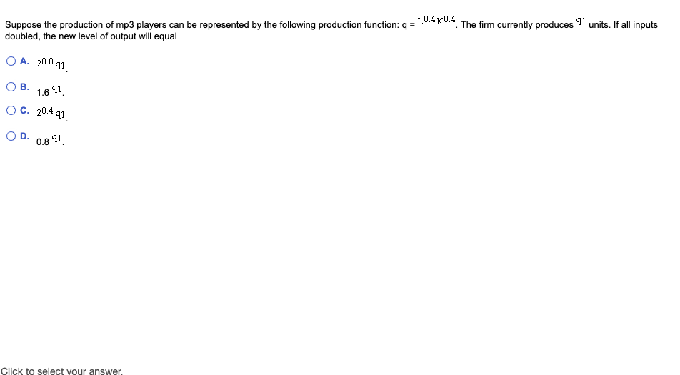 Solved Suppose the production of mp3 players can be