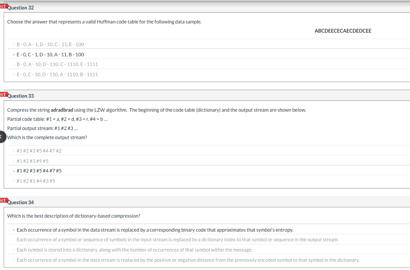 Solved ect question 32 choose the answer that represents a chegg