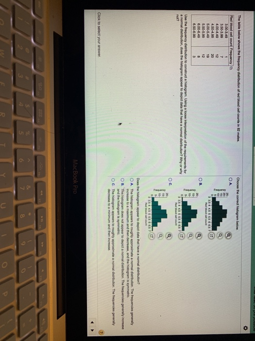 Solved The table below shows the frequency distribution of | Chegg.com