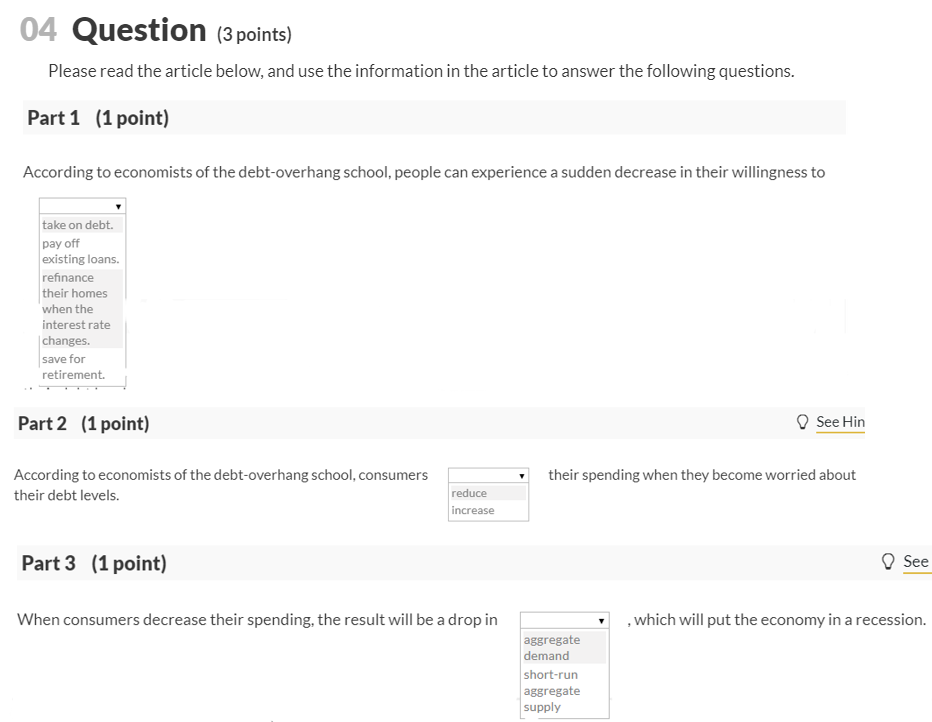 Solved 04 Question (3 points) Please read the article below, | Chegg.com