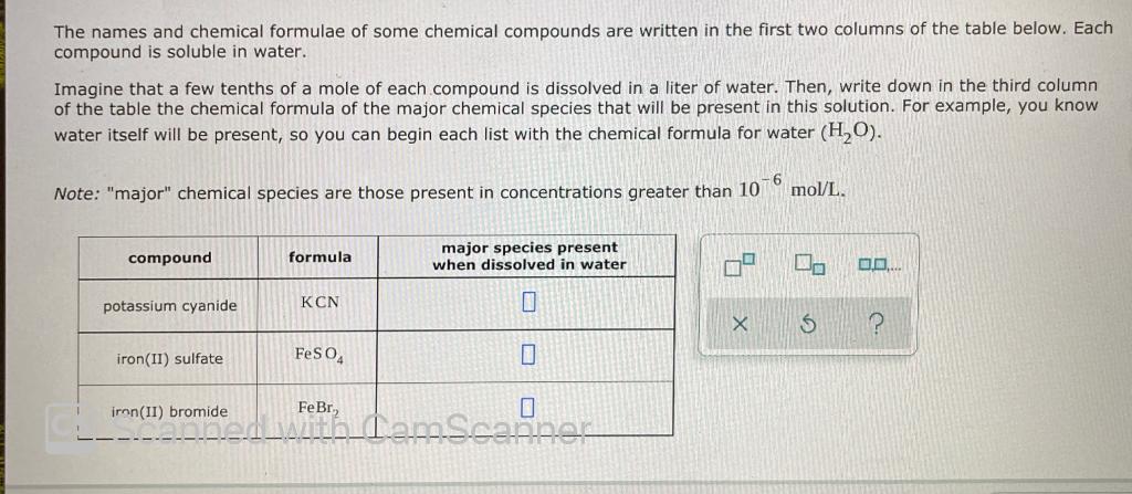 solved-the-names-and-chemical-formulae-of-some-chemical-chegg