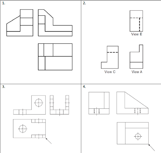 Solved 1. 2. r AL 1 View E View C View A 3. 4. | Chegg.com