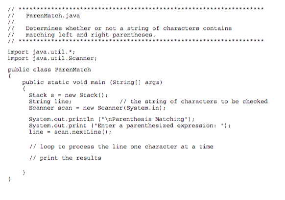 Prefix Match Java Coding Problem Statement Solved // ? ? ? ?“ ParenMatch.java / Determines whether or | Chegg.com