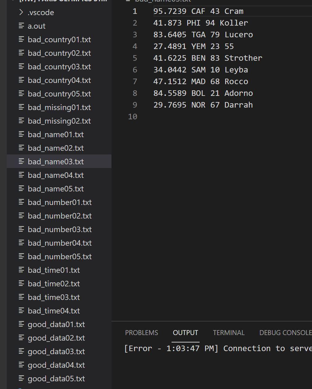 How to do I open up and close multiple .txt files in | Chegg.com