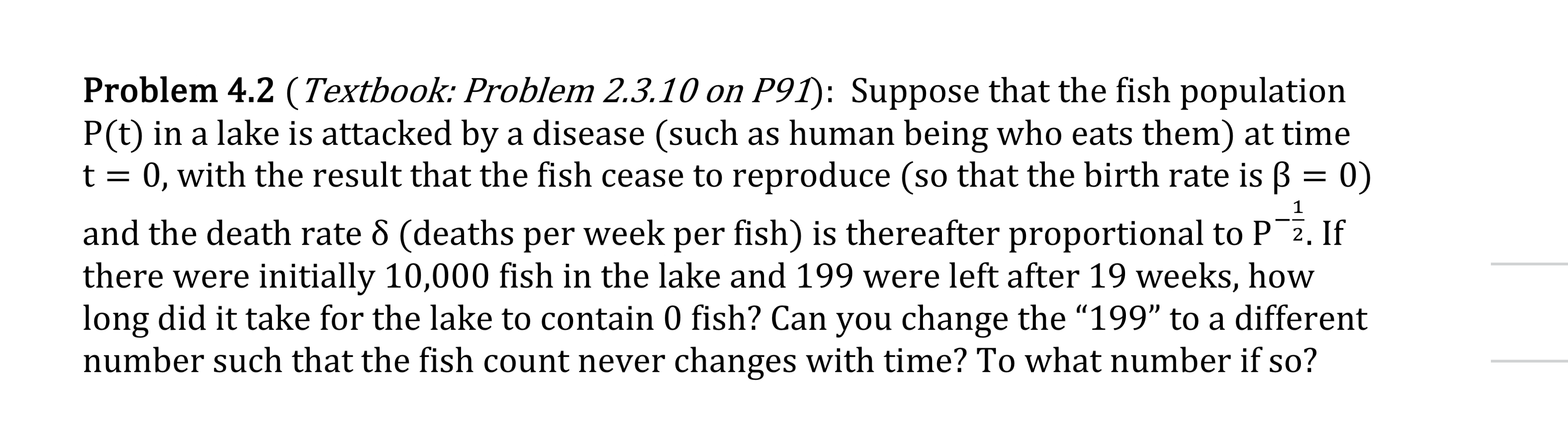 Solved Problem 4.2 (Textbook: Problem 2.3.10 on P91): | Chegg.com