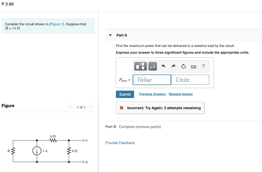 Solved P 2.90 Consider the circuit shown in (Figure 1). | Chegg.com
