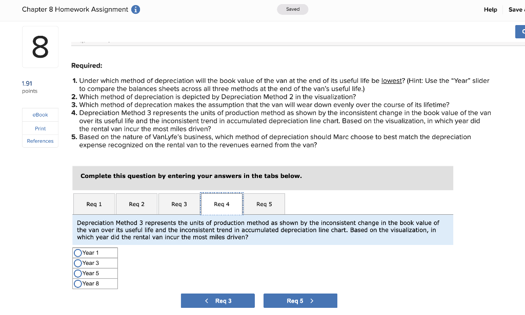 Solved Chapter 8 Homework Assignment I Saved Help Save & | Chegg.com