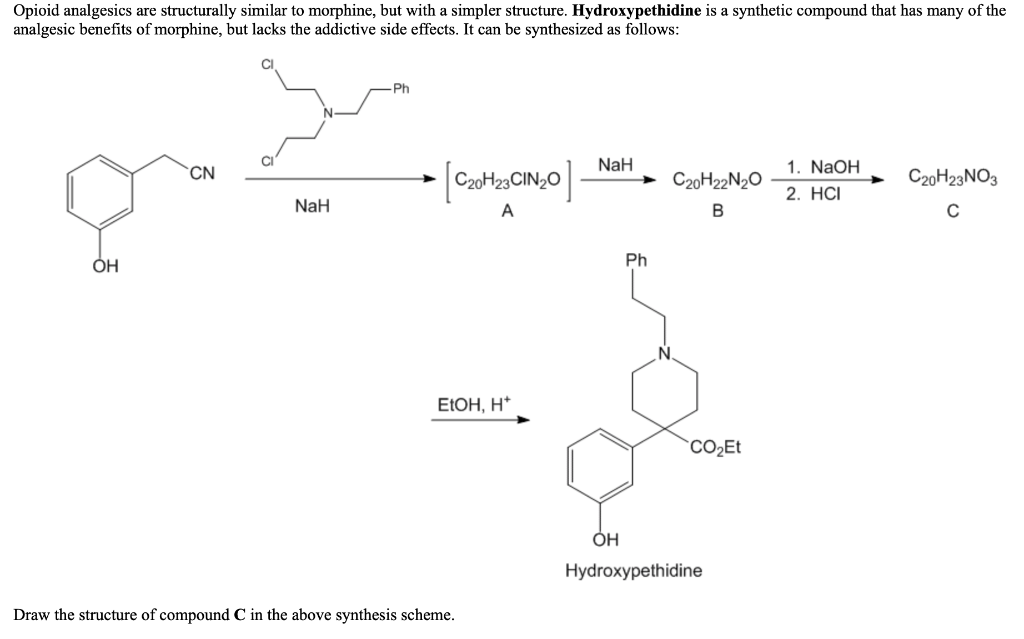 Solved Opioid analgesics are structurally similar to | Chegg.com