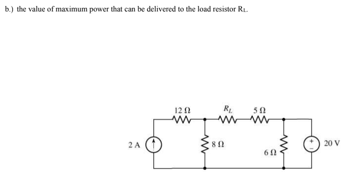 Solved For The Circuit Shown Below Please Determine A.) The | Chegg.com