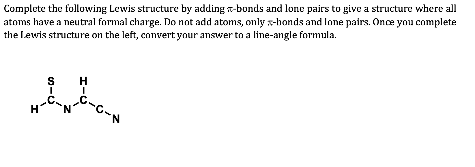 Solved Complete the following Lewis structure by adding | Chegg.com