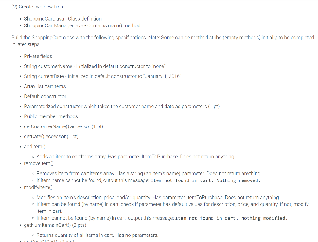 (Solved) 724 Lab Program Online Shopping Cart Part 2 Note Creating