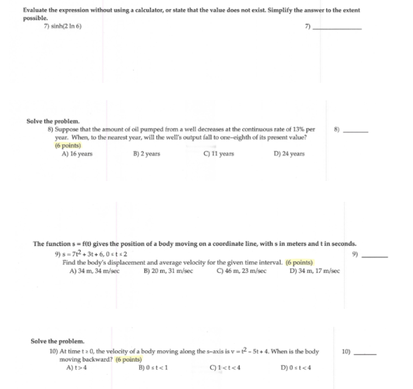 Solved Evaluate the expression without using a calculator, | Chegg.com