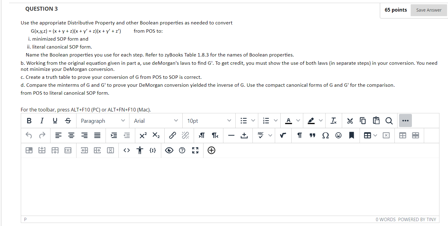 Solved QUESTION 3Use the appropriate Distributive Property