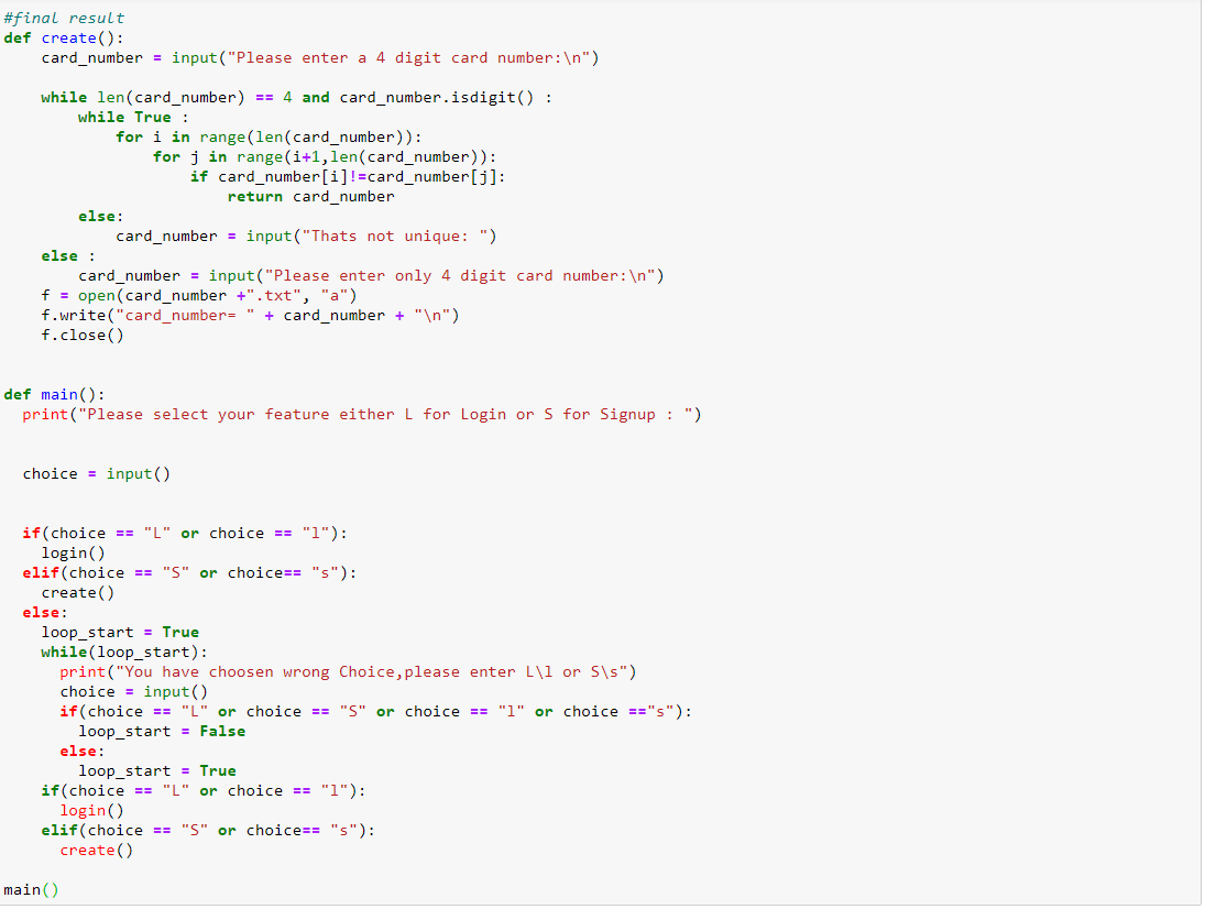 Solved For Python For This Part The User Should Enter A 4 Chegg Com