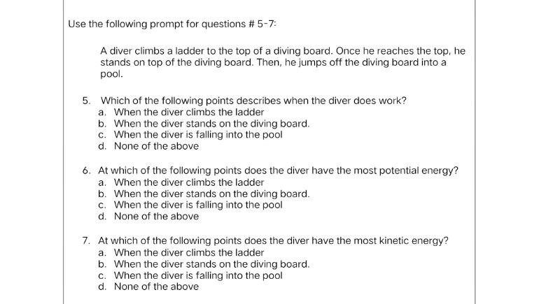 Solved Use the following prompt for questions \# 5-7: A | Chegg.com