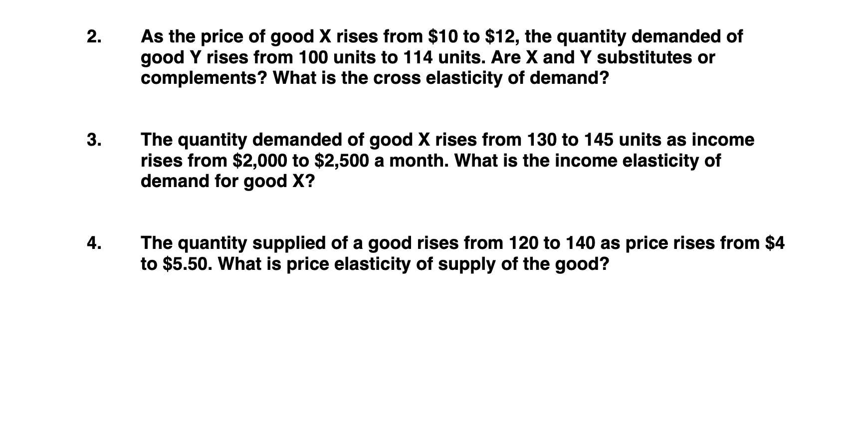 Solved As the price of good X rises from $10 to $12, the | Chegg.com
