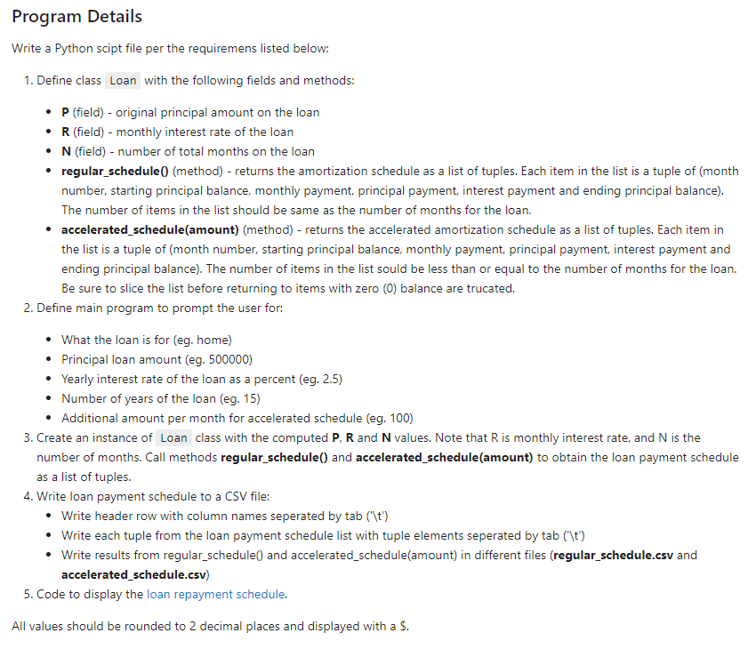 Solved Monthly Payment Calculation For calculating monthly | Chegg.com