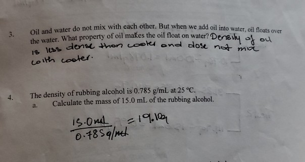 Solved Pre Lab Questions Metal Has A Density Of 7 87 G Cm Chegg Com