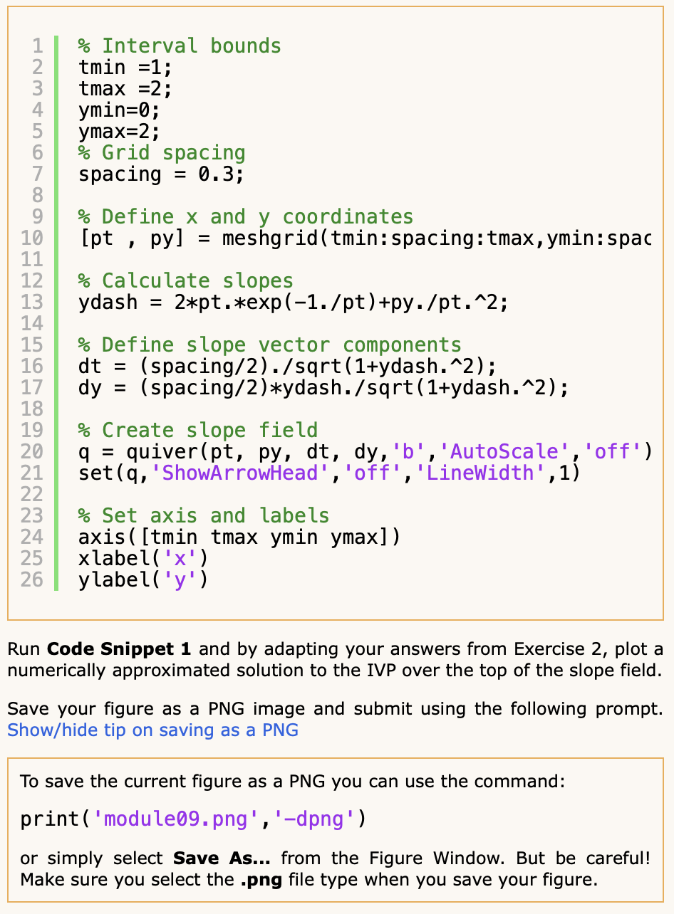 Solved Exercise 3 The Following Code Snippet Will Produce | Chegg.com