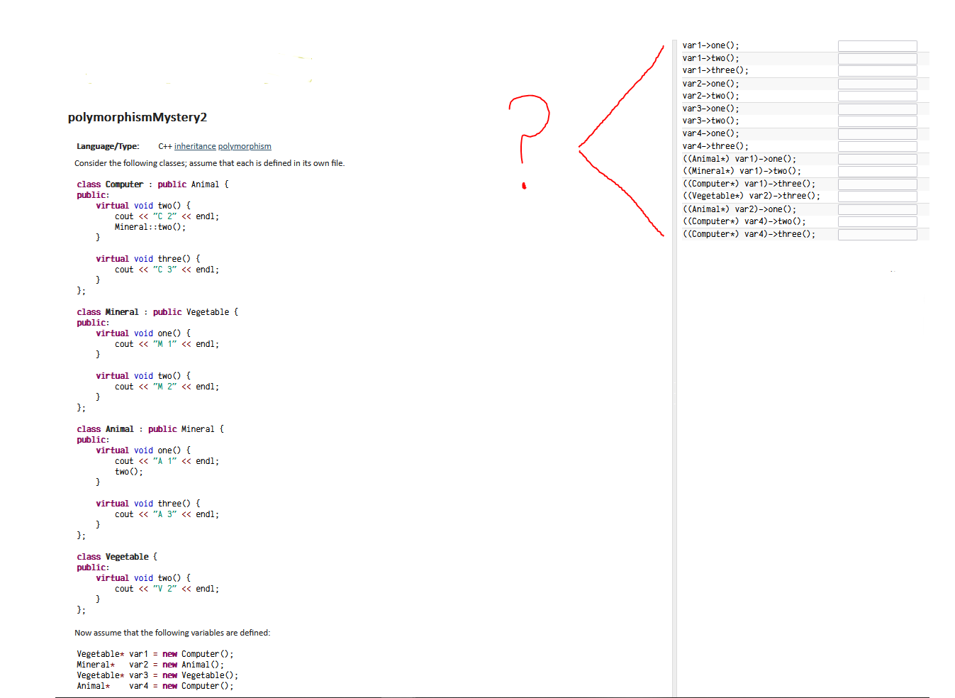 solved-polymorphismmystery2-language-type-c-inheritance-chegg