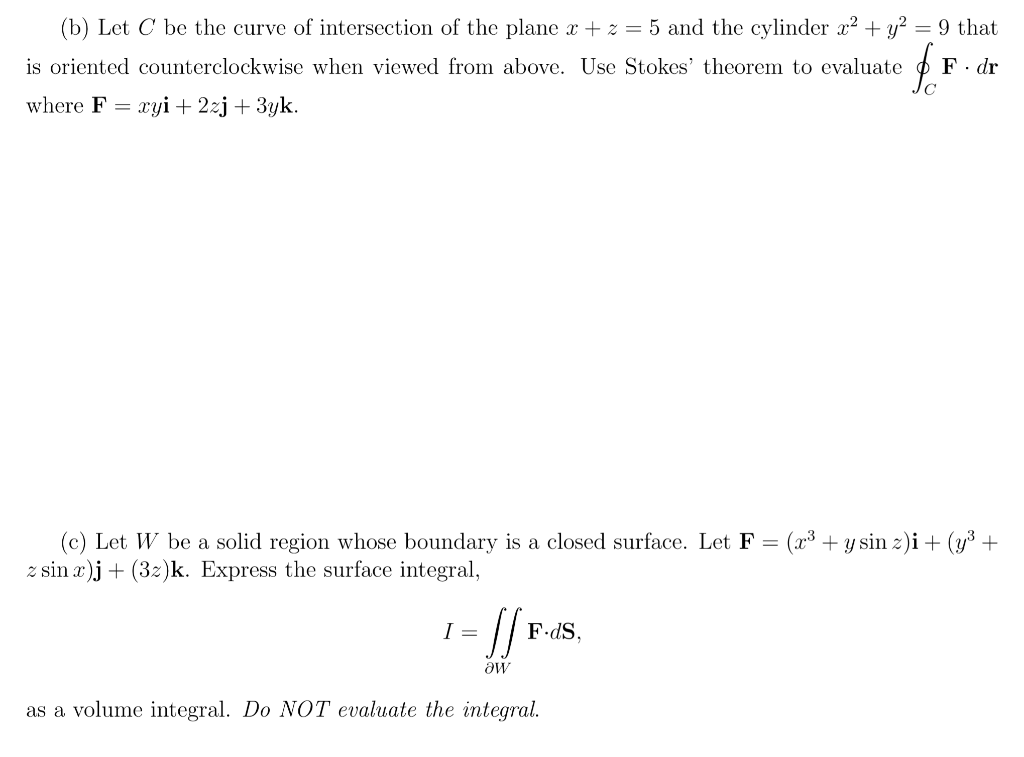 Solved B Let C Be The Curve Of Intersection Of The Plan Chegg Com