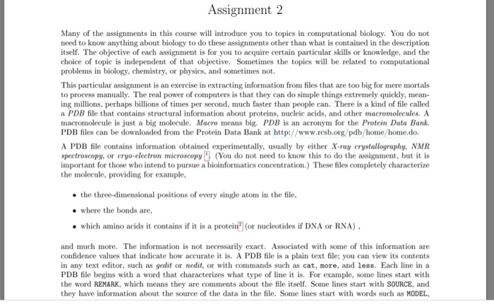 Solved Assignment 2 Many of the assignments in this course | Chegg.com