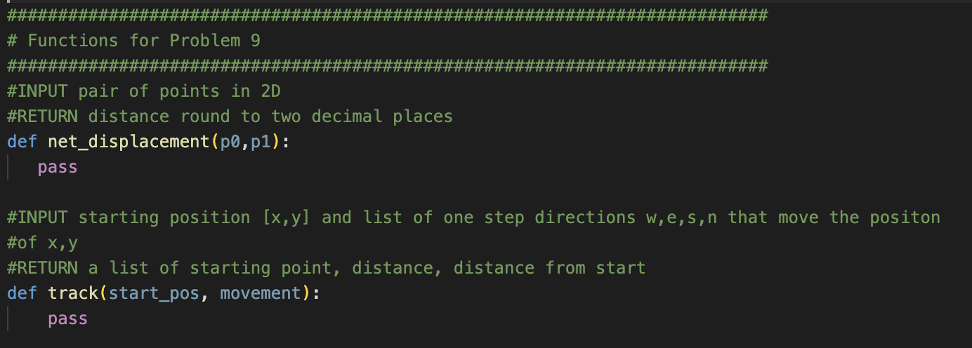 Solved Problem 9: Tracking movement of objects Each color is | Chegg.com