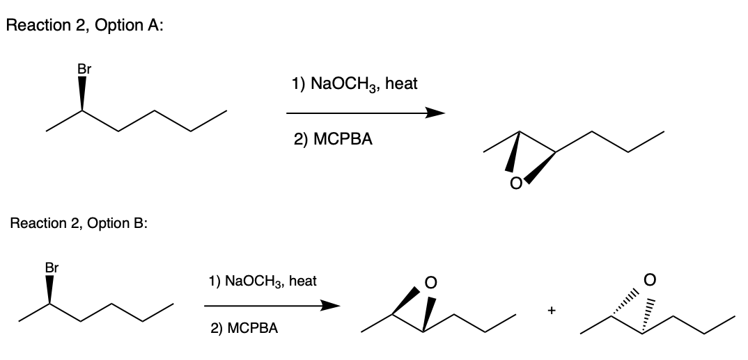 Solved For Both Of These Reactions, Which Option (A Or B) | Chegg.com