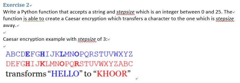 Solved Exercise 2+ Write a Python function that accepts a | Chegg.com