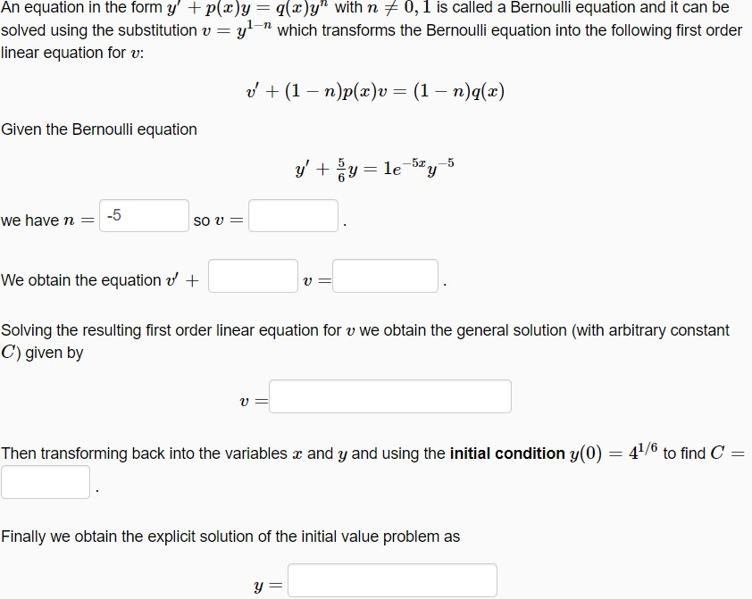 Solved An Equation In The Form Y P Y 9 2 Y With N Chegg Com