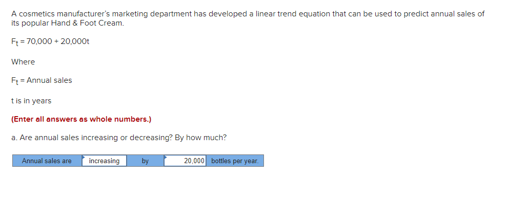 Solved A cosmetics manufacturer's marketing department has | Chegg.com