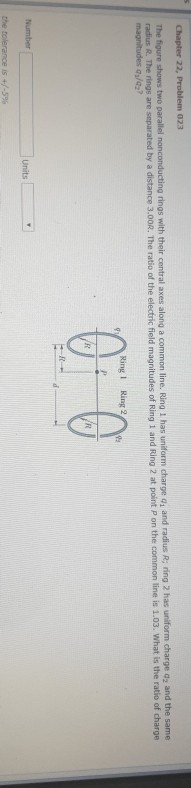 Solved Chapter 22. Problem 023 The figure shows two parallel | Chegg.com