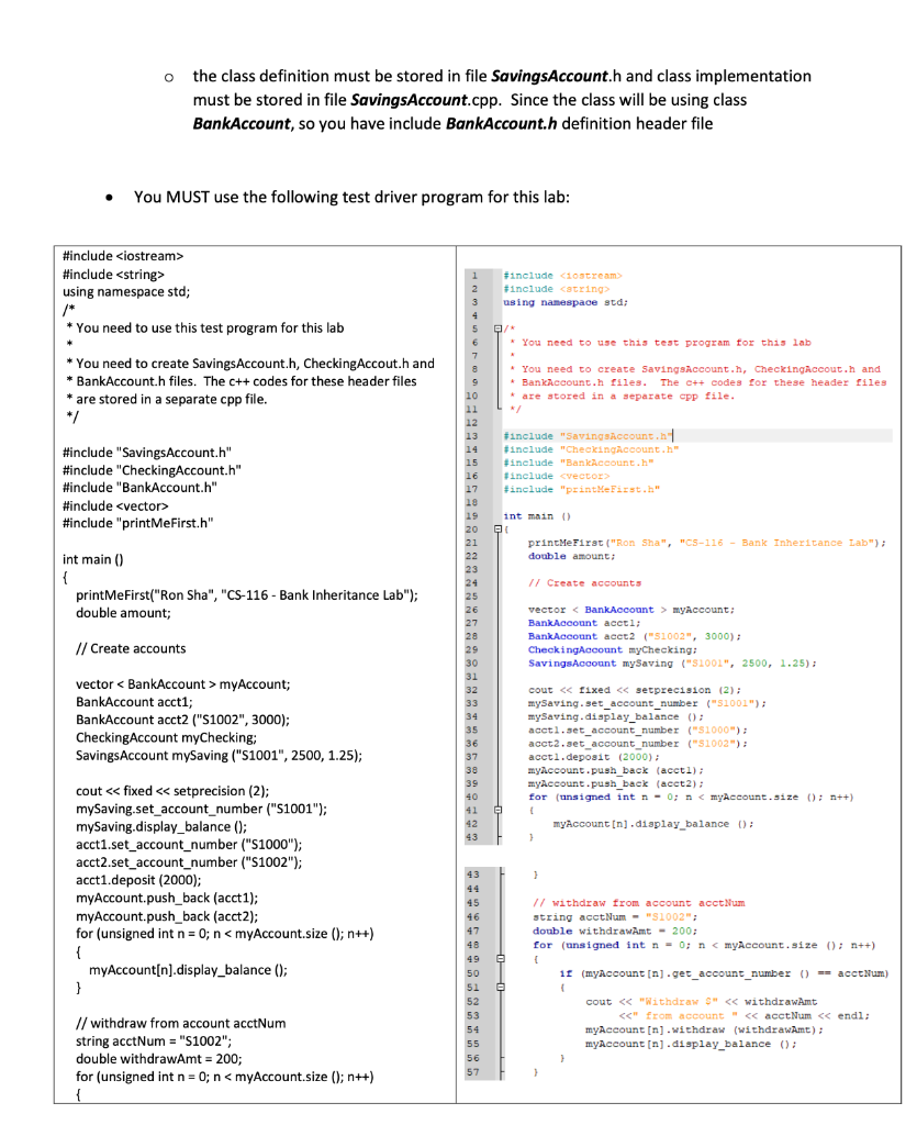 Solved Use the following driver program and makefile to | Chegg.com
