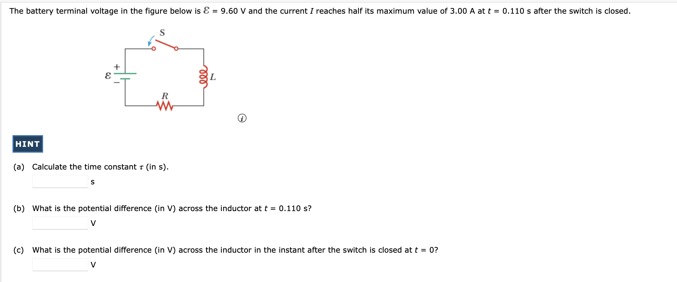 Solved The battery terminal voltage in the figure below is e
